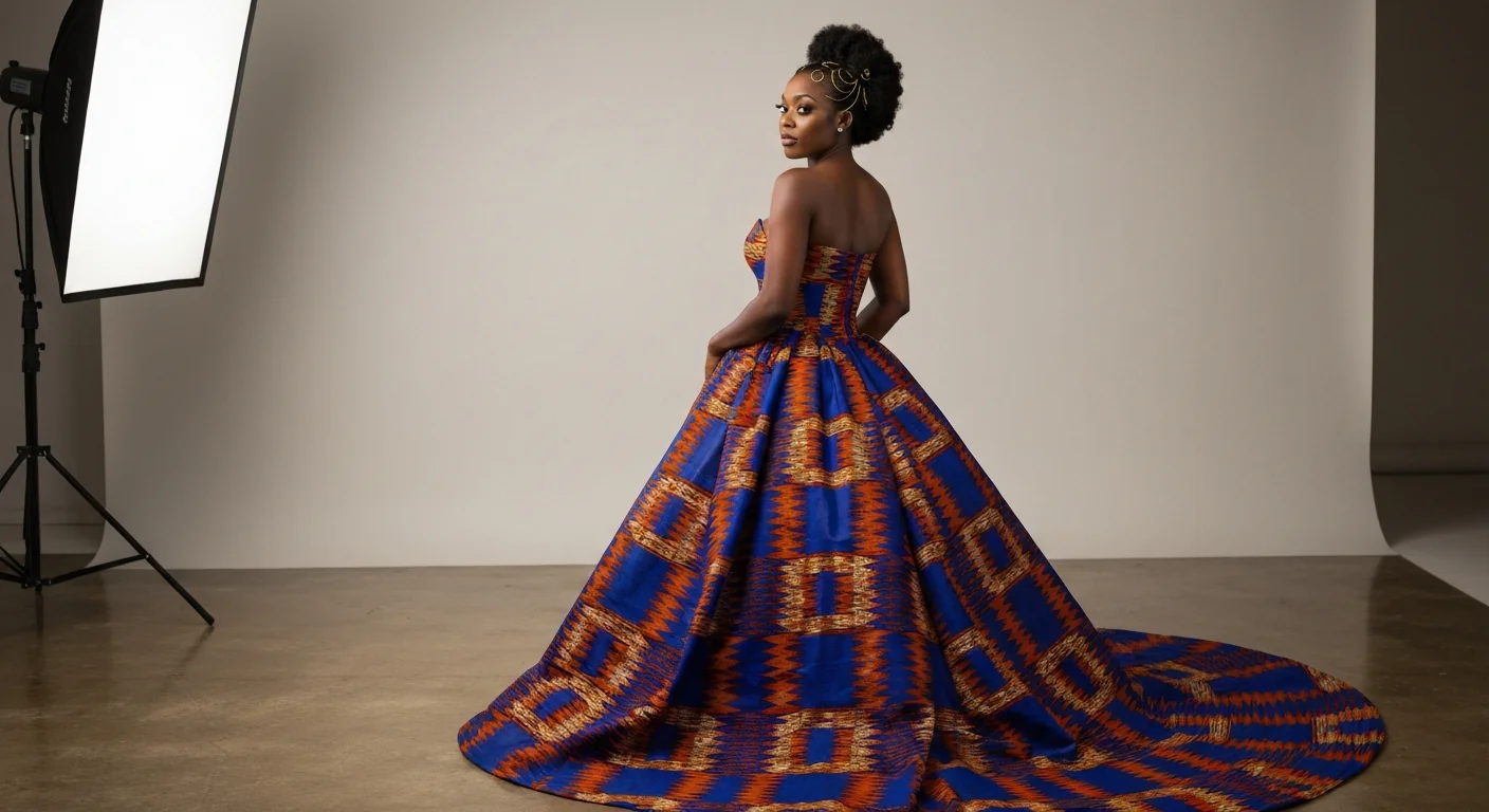 Ankara Wedding Dress Ideas for Kenyan Brides