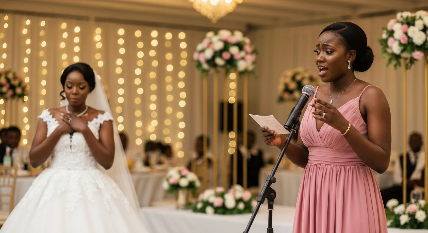 Maid of Honor Speech Templates for Kenyan Weddings