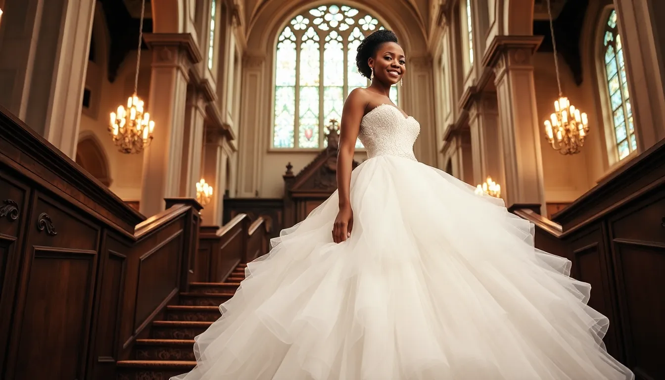 Ballgown wedding dress
