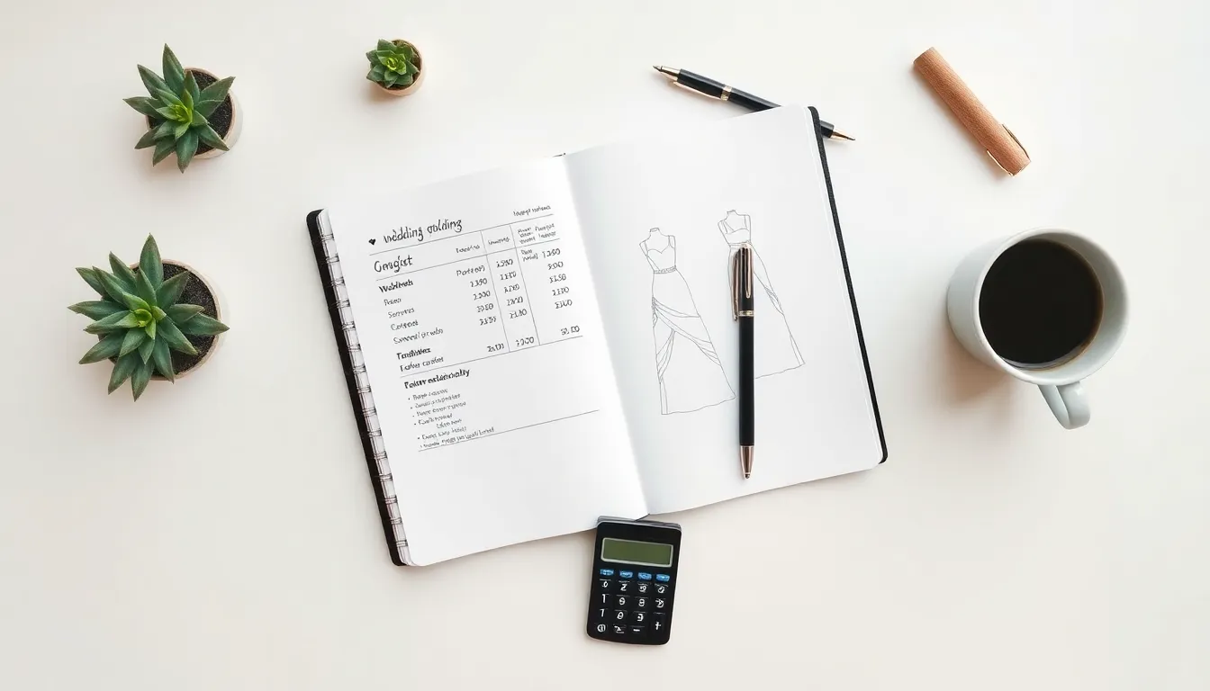 Wedding dress budgeting